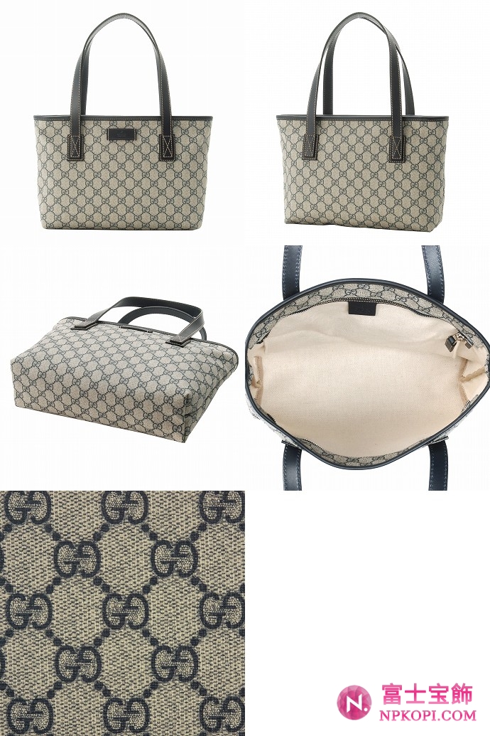 GUCCI/グッチ 2012年春夏JOYコーティングキャンバスGG柄スモールトートバッグ 211138 FP47N 4075 